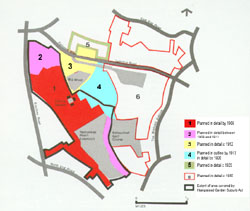 Fig 2 - Development plan of the Garden Suburb (22k)